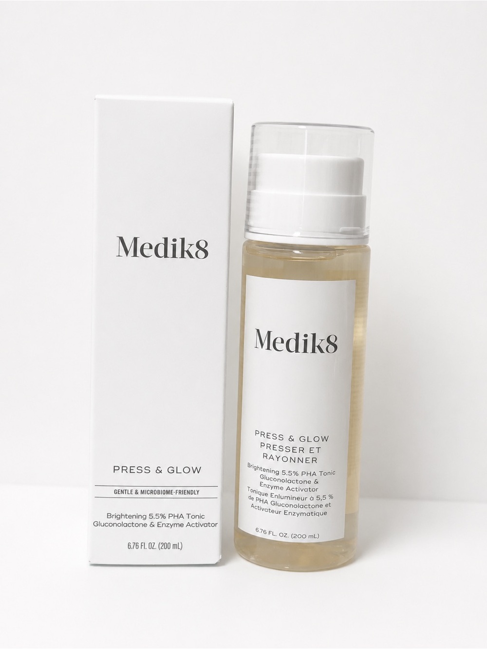 Medik8 Press & Glow Daily Exfoliating PHA Tonic